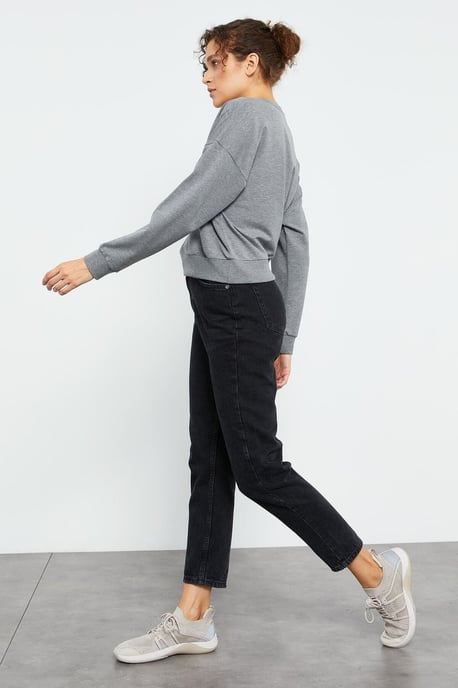 Damen Relaxed Crew Neck Sweatshirt - Image 5