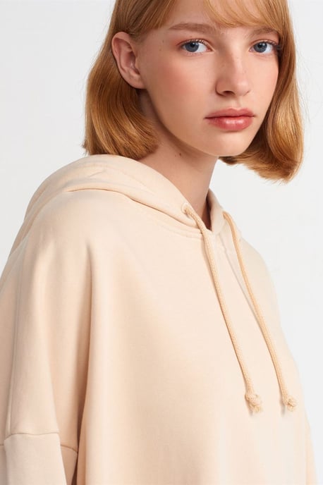 Oversized Baumwollkapuzensweatshirt - Image 3