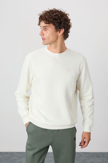 Herren Sweatshirt mit Rundhalsausschnitt in Regular Fit - Image 1