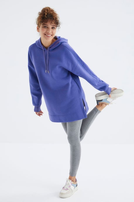 Übermaß Kapuzenpullover mit Tasche - Image 2