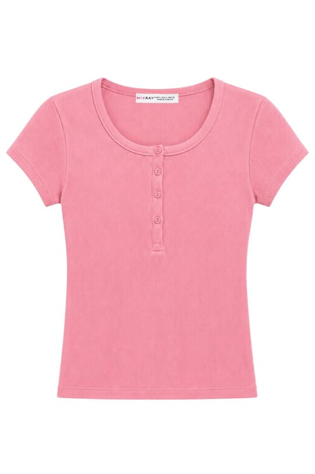Baumwoll-Fitted Knopftanktop - Image 1