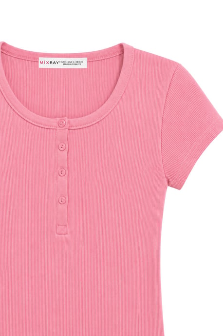 Baumwoll-Fitted Knopftanktop - Image 2