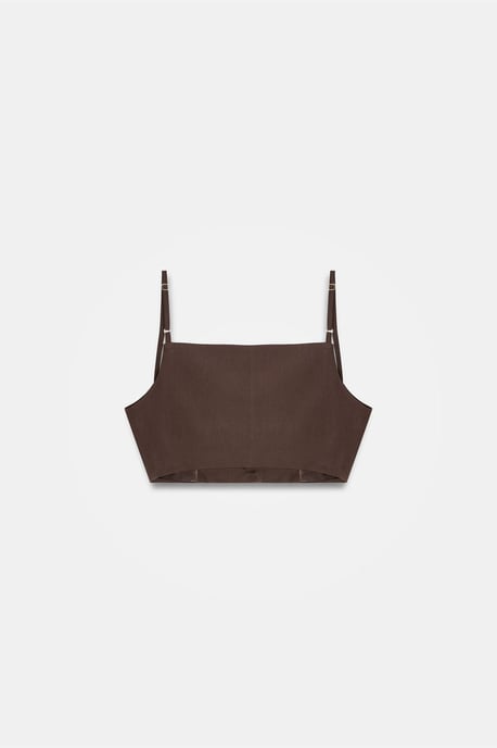 Damen Verkürzter Taillierter Tencel-Weste - Image 6