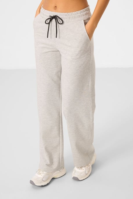 Damen Baumwollmischung Sweatshirt und Weite-Hosen Set - Image 2