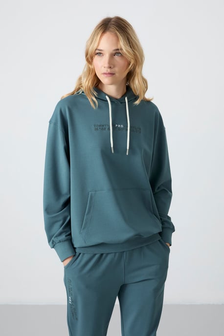 Übergroßer Kapuzenpullover- und Hosenanzug - Image 2