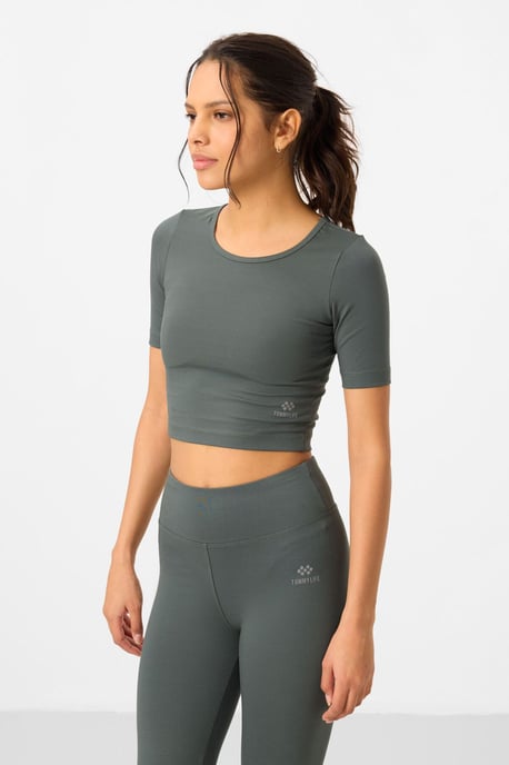 Damen Baumwoll Slim-Fit Aktives Set - Image 6