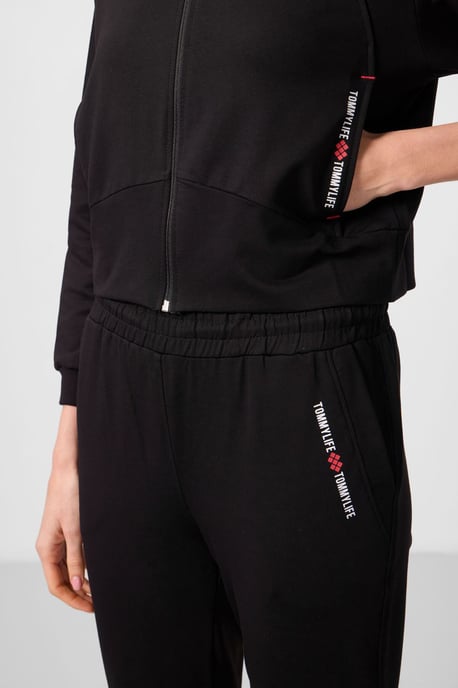 Übergroßer Kapuzen-Zip-Sweatshirt- und Hosen-Set - Image 5