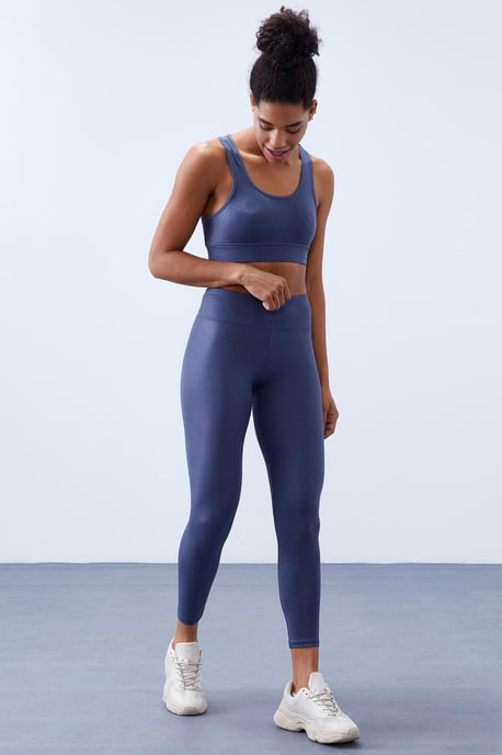 Ärmelloses Aktiveset mit Hochtaillierten Leggings - Image 3