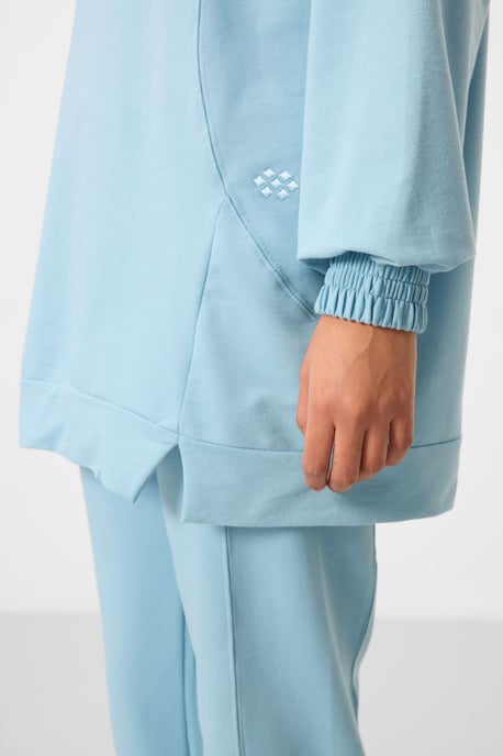 Oversized Fleece Sweatshirt und Hose Set - Image 5