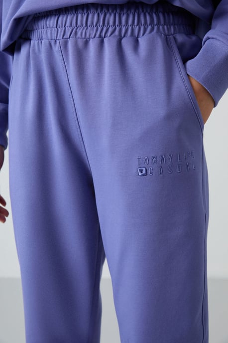 Oversized Sweatshirt und elastisches Bund-Hosen-Set - Image 4
