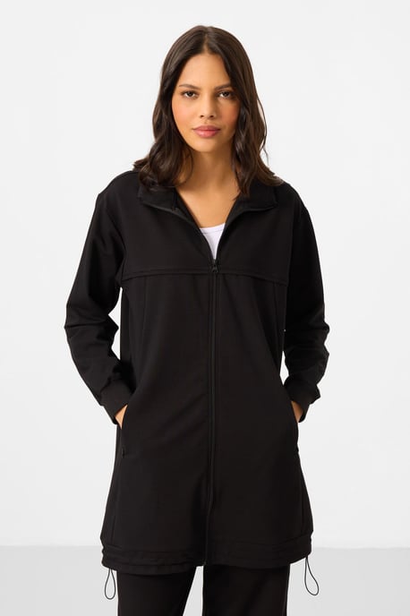 Damen Sweatshirt und weite Hose Set aus Baumwollmischung - Image 5