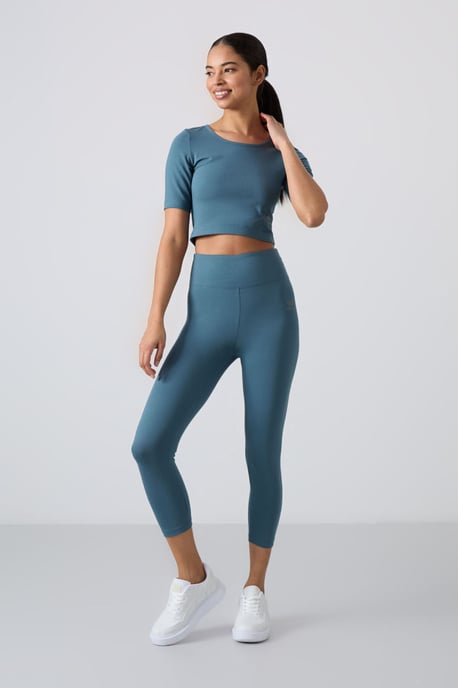 Damen Baumwoll Slim-Fit Aktivset - Image 2