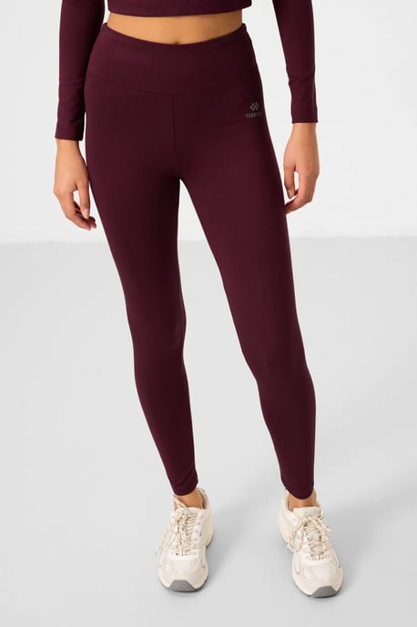 Baumwoll-Elastan-Crop-T-Shirt und Leggings-Set - Image 5