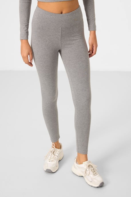 Baumwolle-Elasthan Crop T-Shirt und Leggings Set - Image 3
