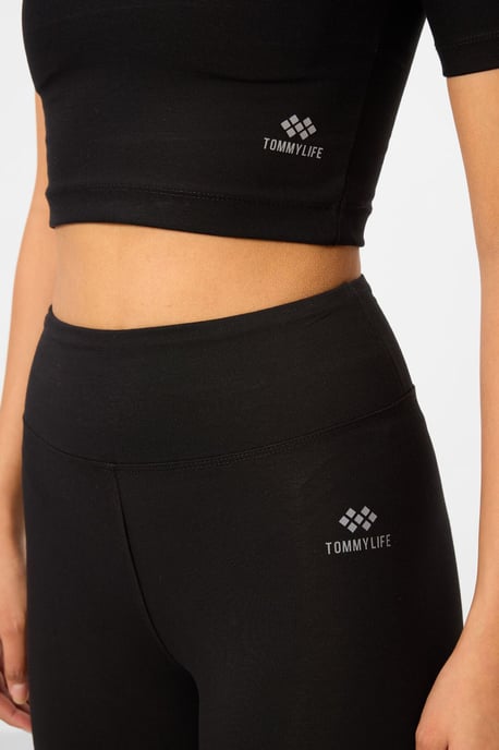 Damen Baumwoll Slim-Fit Aktives Set - Image 3