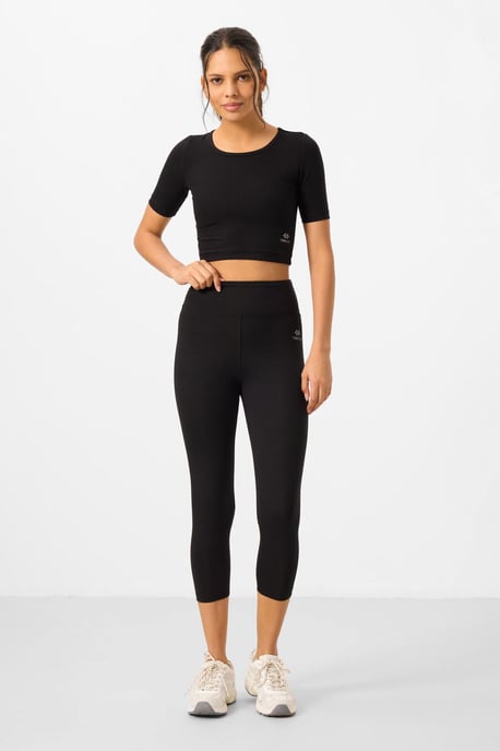 Damen Baumwoll Slim-Fit Aktives Set - Image 4