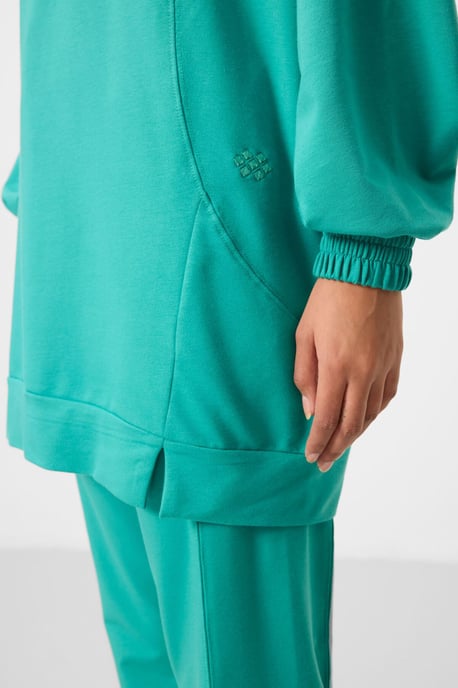 Übergrößen-Fleece-Sweatshirt- und Hosen-Set - Image 5