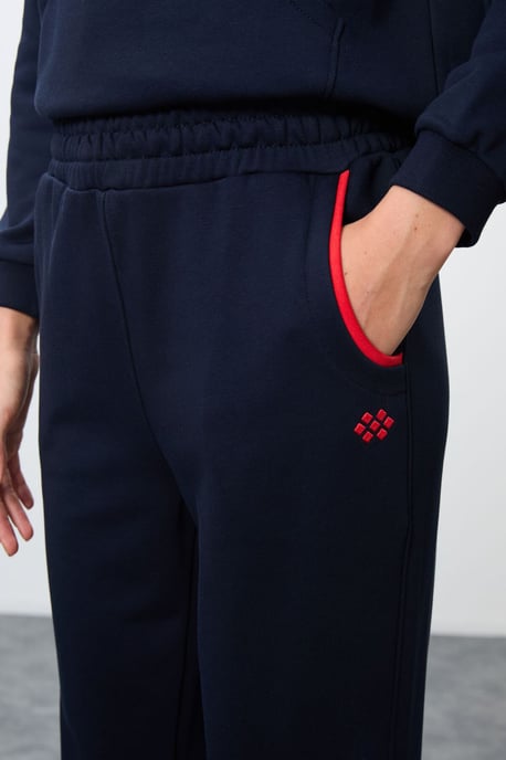 Fleece-Trainingsanzug-Set mit Farbblockierung - Image 6