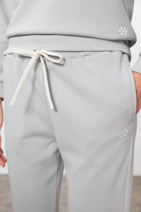 Übergroßes Baumwoll-Polyester Sweatshirt- und Hosen-Set - Image 6