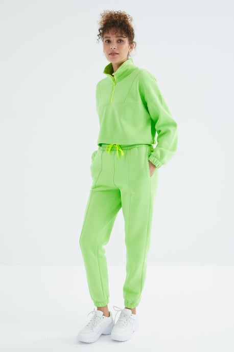 Übergroßer Fleece-Sweatshirt- und Hosenanzug - Image 6