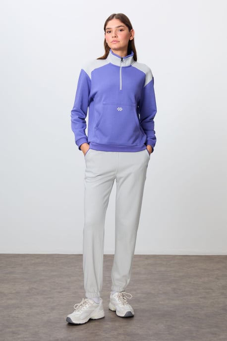 Fleece-Trainingsanzug-Set mit Farbblocking - Image 1