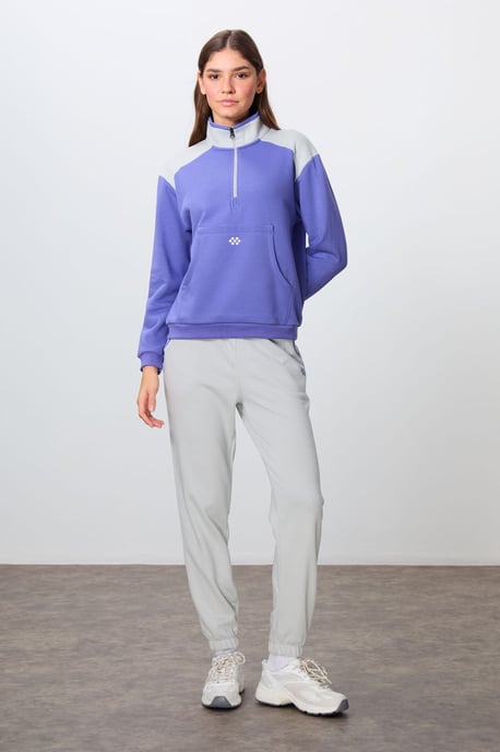 Fleece-Trainingsanzug-Set mit Farbblocking - Image 5