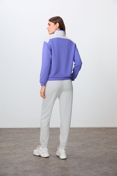 Fleece-Trainingsanzug-Set mit Farbblocking - Image 6