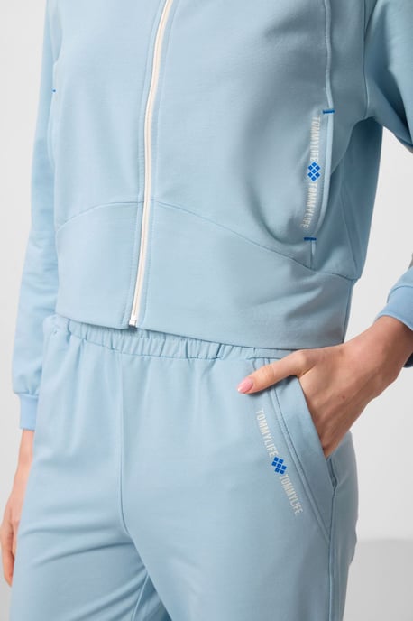 Übergrößen Kapuzen-Zip-Sweatshirt- und Hosen-Set - Image 5