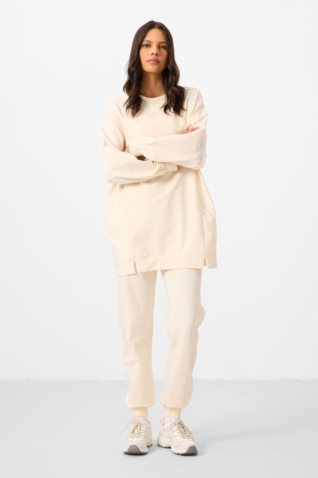 Oversized Fleece Sweatshirt und Hosen-Set - Image 3