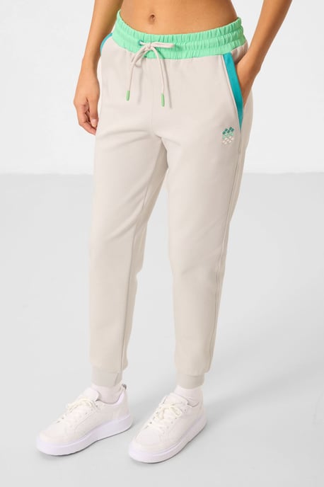 Farbig abgesetztes Kapuzensweatshirt- und Hosen-Set - Image 4