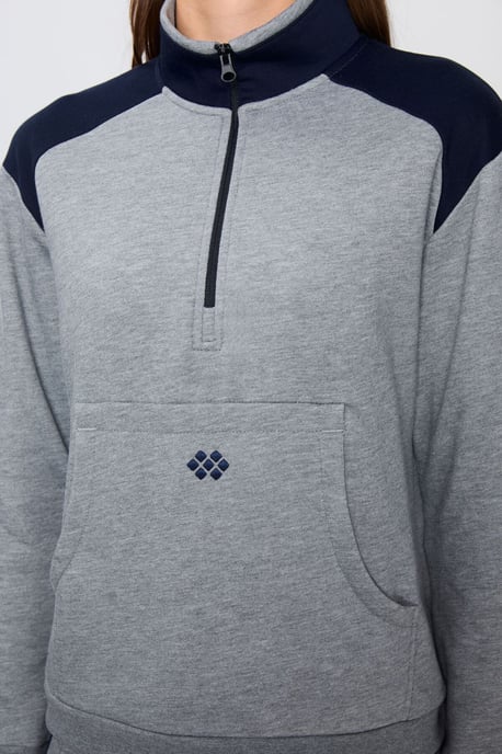 Fleece-Trainingsanzug-Set mit Farbblockierung - Image 4