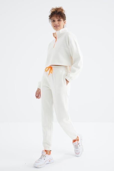 Oversized Fleece Sweatshirt und Hose Set - Image 3