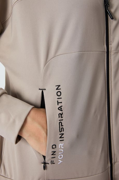 Damen Kapuzen Sweatshirt mit Reißverschluss und Hose Set - Image 6