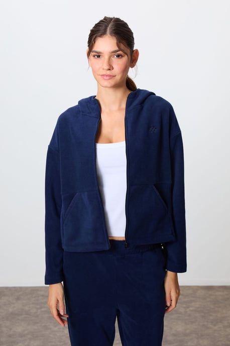 Übergroßes Kapuzen-Zipper-Trainingsanzug-Set - Image 2