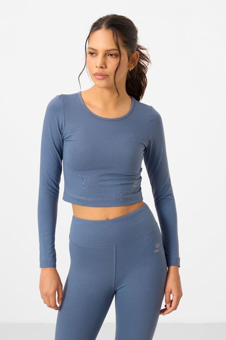 Baumwolle-Elasthan-Crop-T-Shirt und Leggings-Set - Image 6