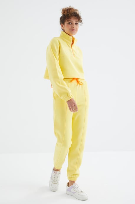 Übergrößen Fleece Sweatshirt und Hose Set - Image 5