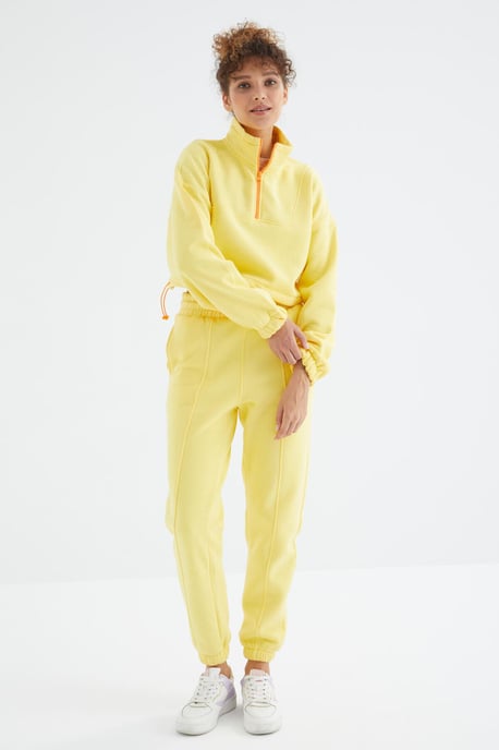 Übergrößen Fleece Sweatshirt und Hose Set - Image 6