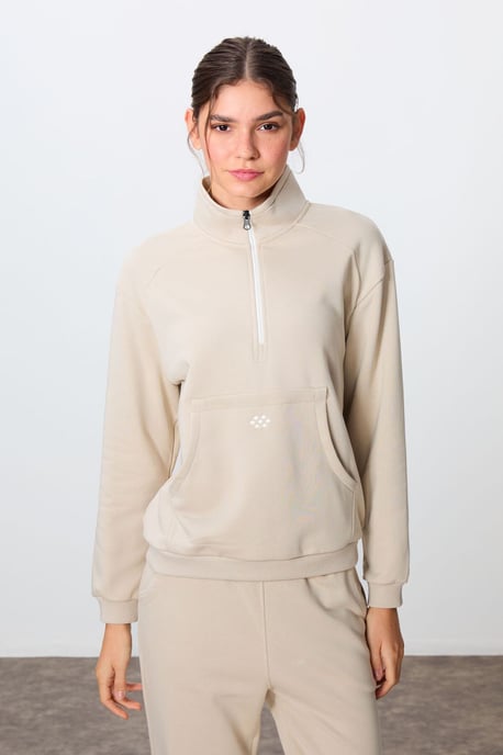 Fleece-Trainingsanzug mit Farbblockierung - Image 3