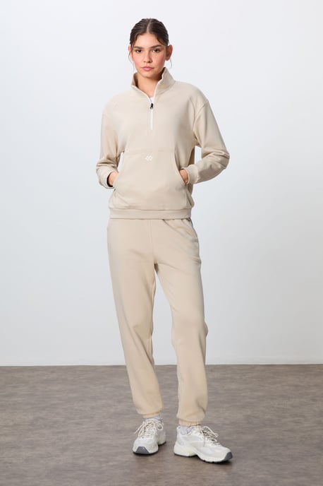 Fleece-Trainingsanzug mit Farbblockierung - Image 5