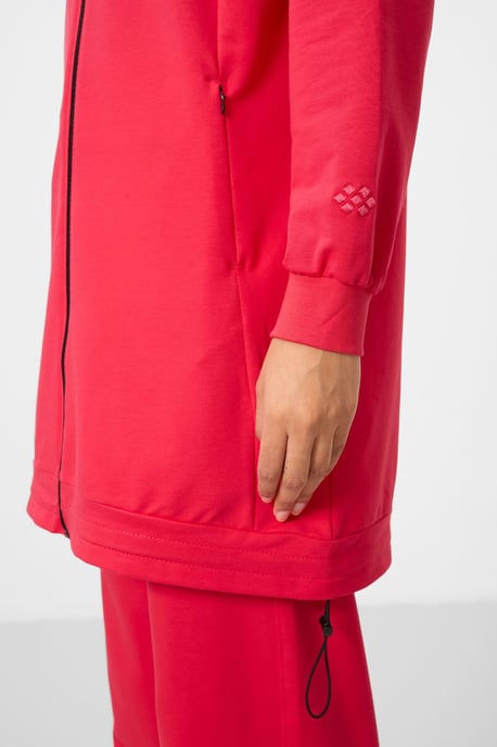 Damen Baumwollmischung Sweatshirt und weit geschnittene Hosen Set - Image 5