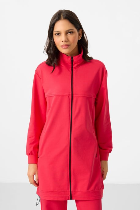 Damen Baumwollmischung Sweatshirt und weit geschnittene Hosen Set - Image 6