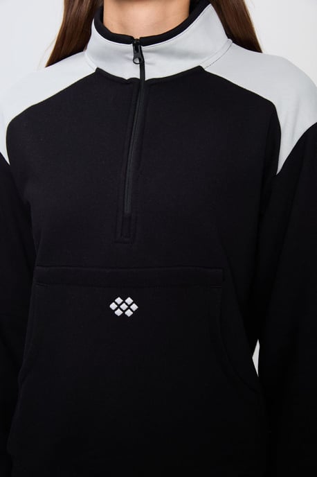 Farbenblockiertes Fleece Trainingsanzug-Set - Image 4