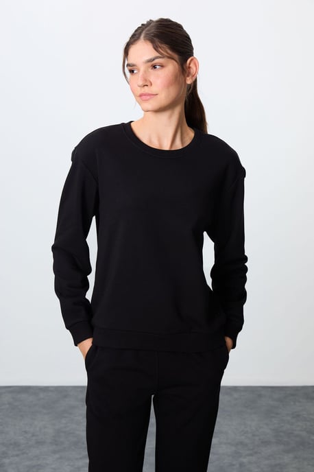 Oversized Sweatshirt- und Hose-Set aus Baumwolle-Polyester - Image 5