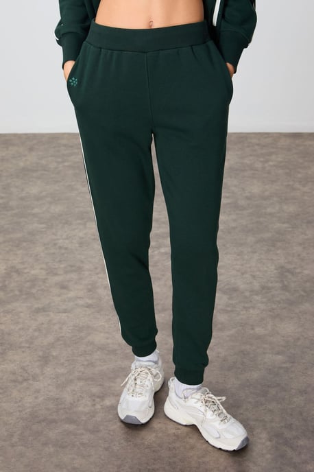 Oversized Sweatshirt und Hose mit Reißverschlusskragen Set - Image 5