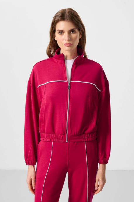 Oversized Zip-Kragen Trainingsanzug Set - Image 3