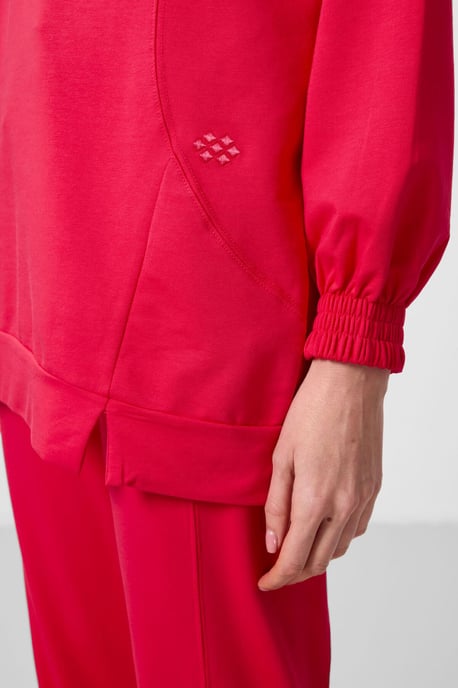 Oversized Fleece Sweatshirt und Hosen Set - Image 6