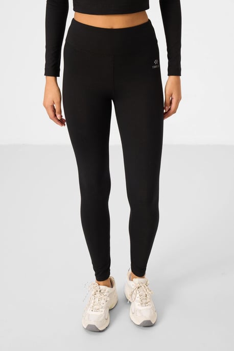 Baumwolle-Elastan Crop T-Shirt und Leggings Set - Image 5