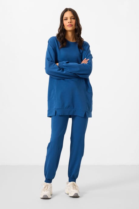 Oversized Fleece Sweatshirt und Hose Set - Image 3
