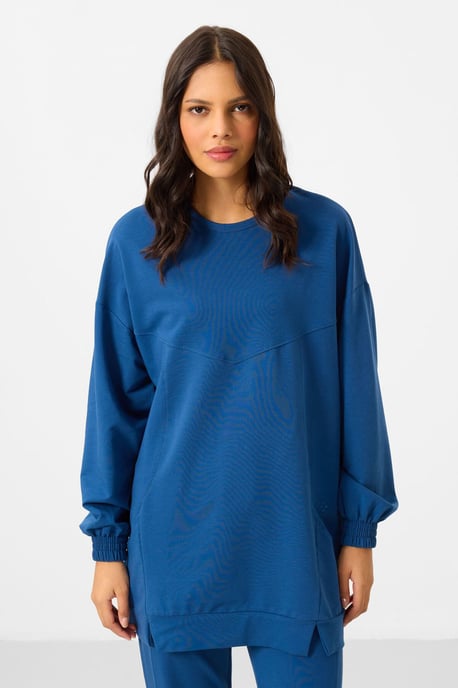 Oversized Fleece Sweatshirt und Hose Set - Image 5