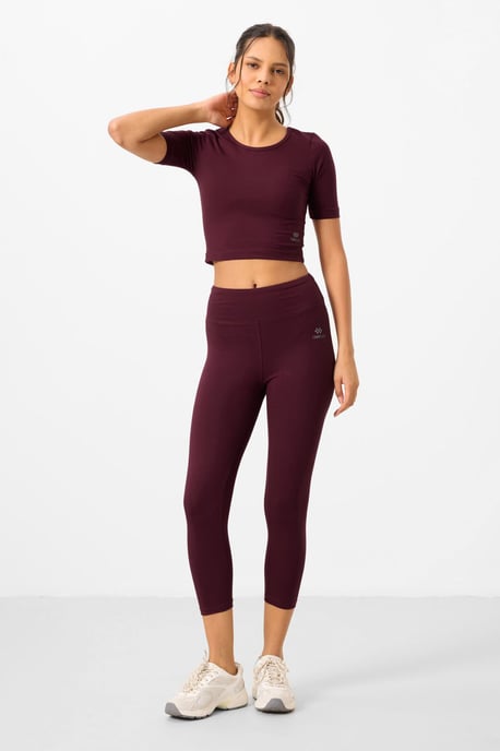 Damen Baumwoll Slim-Fit Aktives Set - Image 2